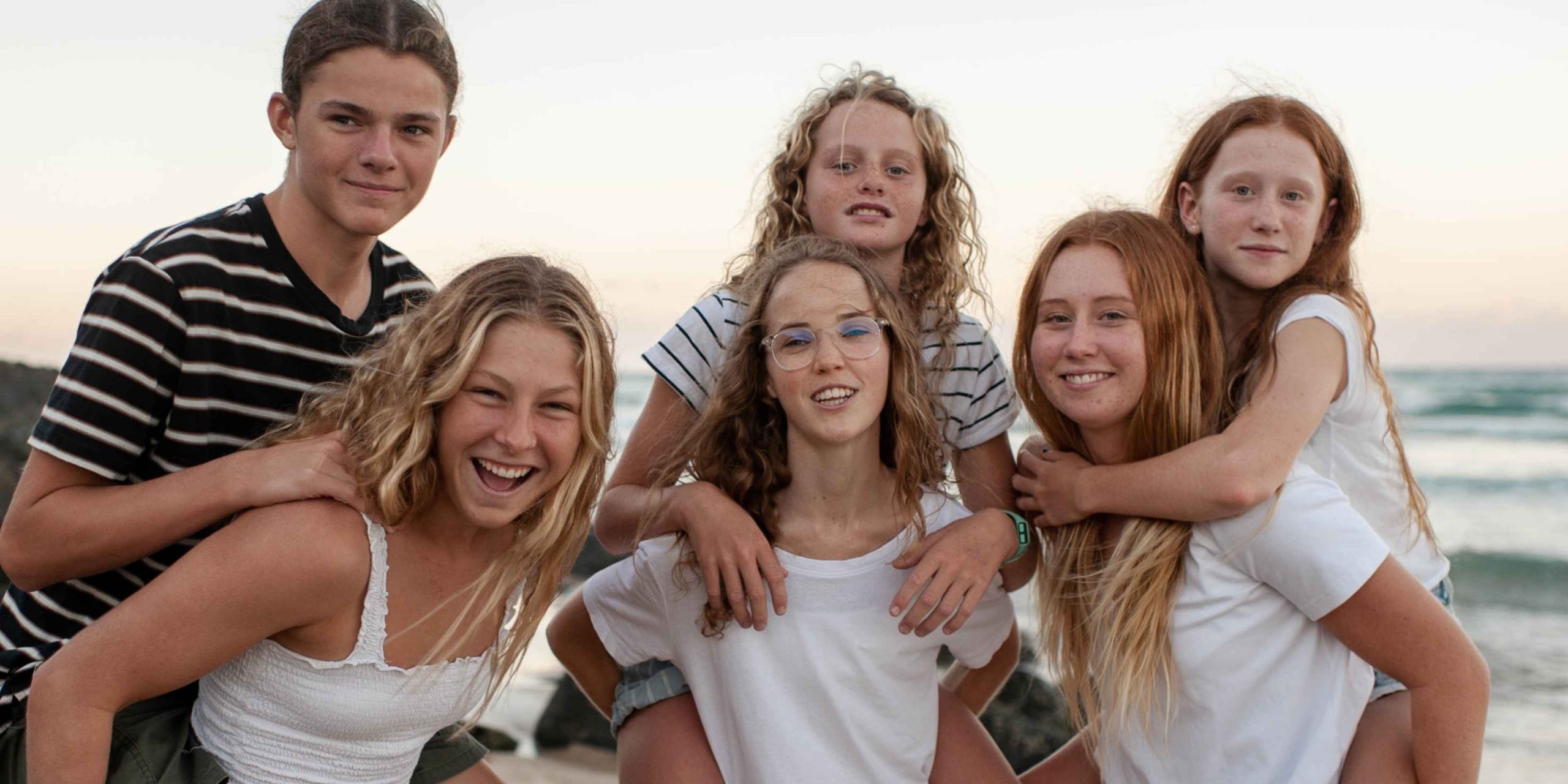 Young People on a beach